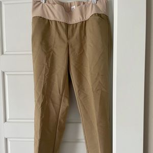 Gap maternity slim crop pants